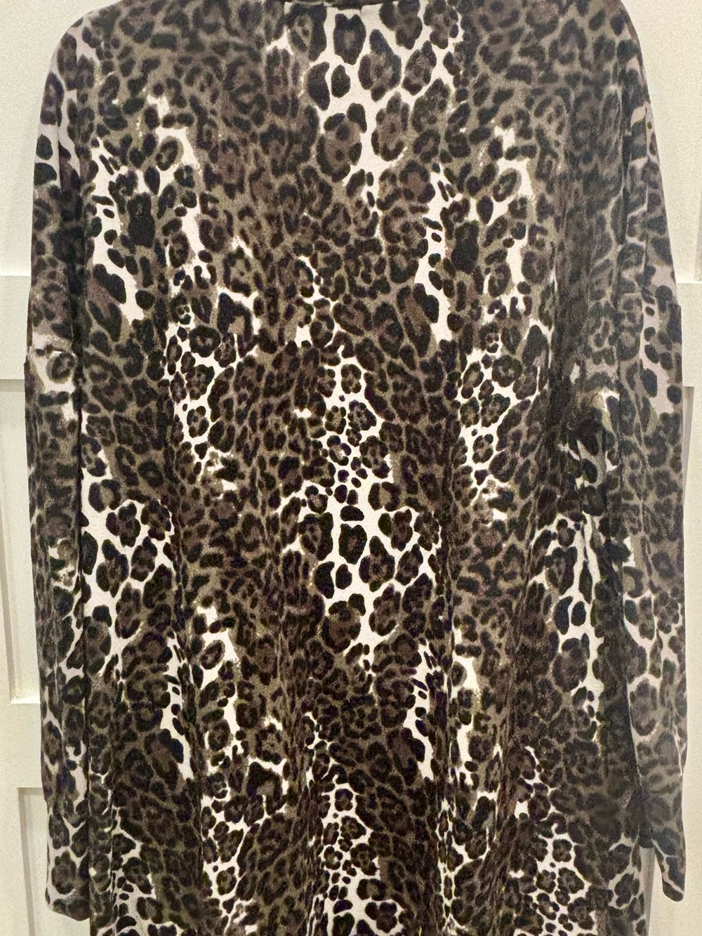 Sanctuary Leopard-Pattern Open Cardigan - Brown & Black - Picture 4 of 4